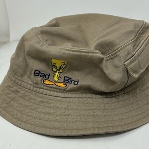 WARNER BROS studio store L/XL beige or tan color fabric hat for junior